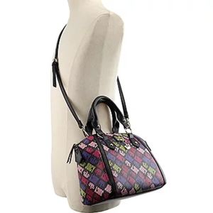 -☀-Juicy Couture Graffiti Satchel Boston Wordy Crossbody Handbag - New With Tag